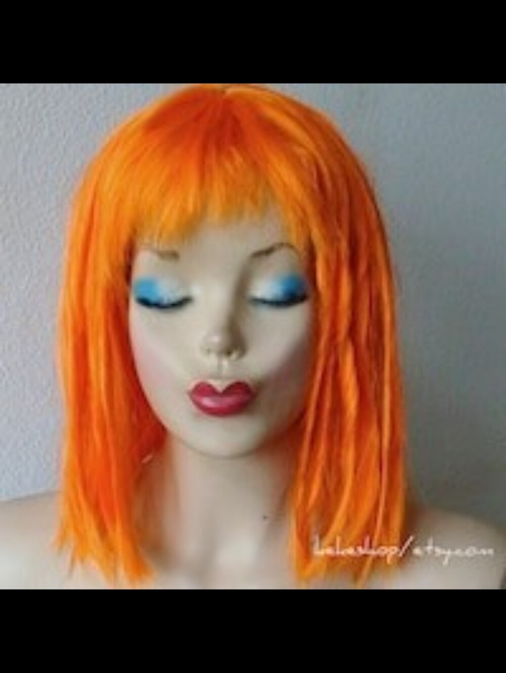Custom made Leeloo Fifth Element Wig